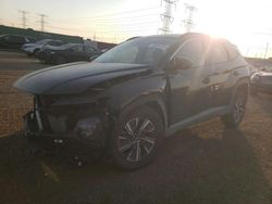 Salvage cars for sale at Elgin, IL auction: 2024 Hyundai Tucson Blue