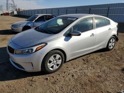 Salvage cars for sale from Copart Adelanto, CA: 2017 KIA Forte LX