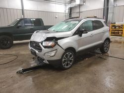 Vehiculos salvage en venta de Copart Casper, WY: 2020 Ford Ecosport SES