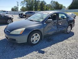 Salvage cars for sale at Gastonia, NC auction: 2007 Honda Accord EX