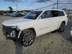 Jeep salvage cars for sale: 2021 Jeep Grand Cherokee L Overland