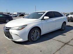 Salvage cars for sale at Grand Prairie, TX auction: 2016 Toyota Camry LE