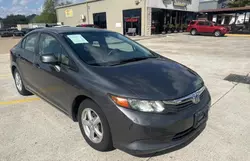 Honda salvage cars for sale: 2012 Honda Civic Natural GAS