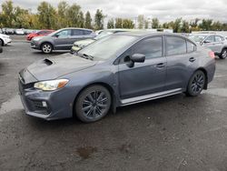 Salvage cars for sale at Portland, OR auction: 2021 Subaru WRX