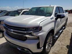 Salvage cars for sale at Arcadia, FL auction: 2019 Chevrolet Silverado K1500 High Country