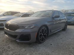 Salvage cars for sale at Riverview, FL auction: 2022 BMW 530 I