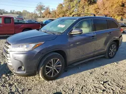 2019 Toyota Highlander SE en venta en Waldorf, MD