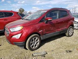 Salvage cars for sale at Windsor, NJ auction: 2018 Ford Ecosport SE