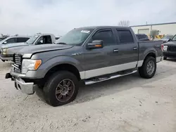 Salvage cars for sale at Kansas City, KS auction: 2010 Ford F150 Supercrew