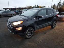 Salvage cars for sale from Copart Cleveland: 2021 Ford Ecosport Titanium