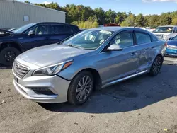 Salvage cars for sale at Exeter, RI auction: 2017 Hyundai Sonata Sport