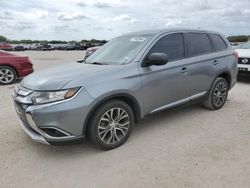 Salvage cars for sale at San Antonio, TX auction: 2016 Mitsubishi Outlander ES