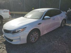 Salvage cars for sale at Waldorf, MD auction: 2016 KIA Optima LX