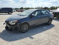 Salvage cars for sale at San Antonio, TX auction: 2015 Toyota Corolla L