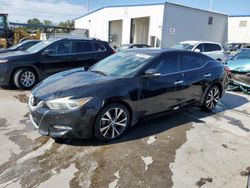 Salvage cars for sale at New Orleans, LA auction: 2016 Nissan Maxima 3.5S