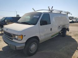 Salvage trucks for sale at Fresno, CA auction: 2002 Ford Econoline E350 Super Duty Van