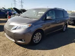 Salvage cars for sale at Elgin, IL auction: 2014 Toyota Sienna XLE