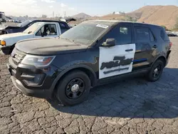 Salvage cars for sale at Colton, CA auction: 2017 Ford Explorer Police Interceptor