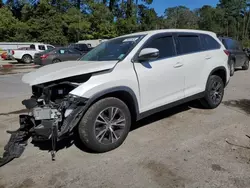 Toyota salvage cars for sale: 2019 Toyota Highlander LE