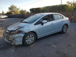 Carros salvage sin ofertas aún a la venta en subasta: 2012 Honda Civic LX