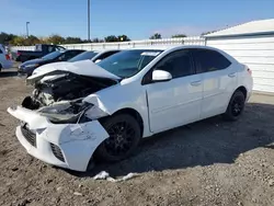 Salvage cars for sale from Copart Sacramento, CA: 2016 Toyota Corolla L