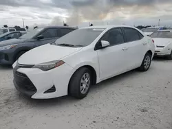 Flood-damaged cars for sale at auction: 2017 Toyota Corolla L