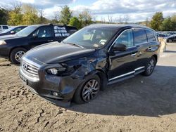 Salvage cars for sale at Marlboro, NY auction: 2014 Infiniti QX60