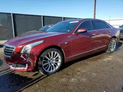 Salvage cars for sale from Copart Woodhaven, MI: 2017 Cadillac CT6 Luxury