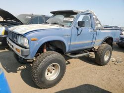 Toyota Pickup rn38 salvage cars for sale: 1983 Toyota Pickup RN38