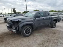 Salvage cars for sale from Copart Miami, FL: 2024 Toyota Tacoma Double Cab