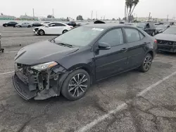 Salvage cars for sale at Van Nuys, CA auction: 2017 Toyota Corolla L