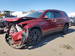 Chevrolet salvage cars for sale: 2020 Chevrolet Traverse RS