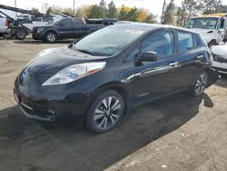 Salvage cars for sale at Denver, CO auction: 2016 Nissan Leaf SV