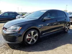 Salvage cars for sale at Woodhaven, MI auction: 2016 Volkswagen GTI S/SE