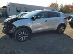 KIA Vehiculos salvage en venta: 2018 KIA Sportage EX