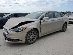 Ford Fusion se Vehiculos salvage en venta: 2017 Ford Fusion SE