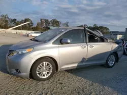 Salvage cars for sale at Spartanburg, SC auction: 2016 Toyota Sienna XLE