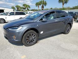 Vehiculos salvage en venta de Copart Fort Pierce, FL: 2018 Tesla Model X