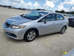 Honda salvage cars for sale: 2015 Honda Civic LX