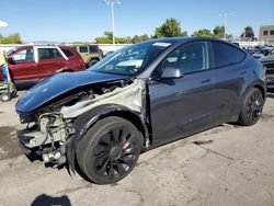 Salvage cars for sale at Littleton, CO auction: 2022 Tesla Model Y