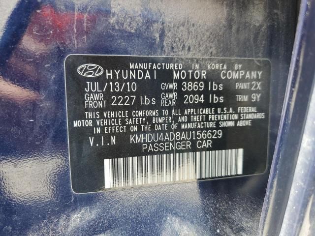 2010 Hyundai Elantra Blue