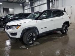 Jeep Compass Trailhawk salvage cars for sale: 2017 Jeep Compass Trailhawk