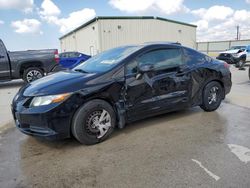 Salvage cars for sale at Haslet, TX auction: 2012 Honda Civic LX