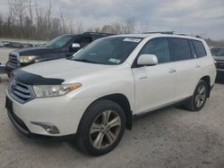 Salvage cars for sale from Copart Leroy, NY: 2012 Toyota Highlander Limited