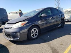 Salvage cars for sale from Copart Hayward, CA: 2013 Toyota Prius