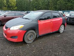 Carros salvage sin ofertas aún a la venta en subasta: 2009 Toyota Corolla Matrix S