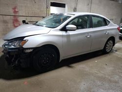 Salvage cars for sale at Blaine, MN auction: 2017 Nissan Sentra S