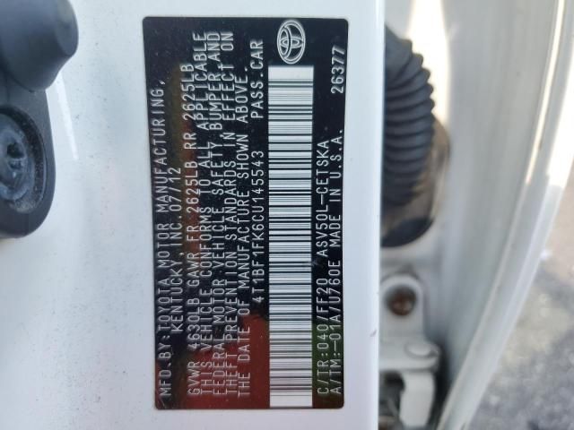 2012 Toyota Camry Base