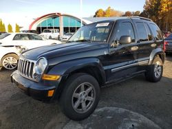 Salvage cars for sale at East Granby, CT auction: 2005 Jeep Liberty Limited