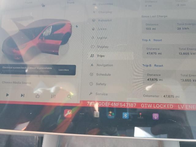 2022 Tesla Model Y